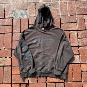 Loiter "Space Over Drive" Hoodie Mens Large Gray Holographic